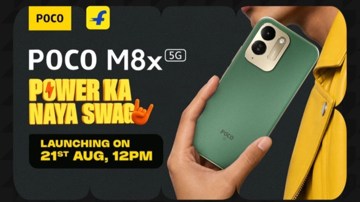 POCO M8x 5G with Snapdragon 4 Gen 5 SoC confirmed to launch in India on 21st August