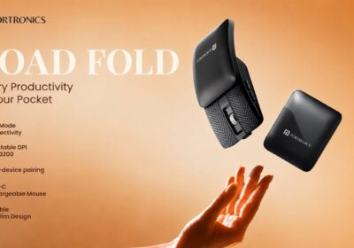 Portronics Toad Fold Launched in India With Foldable Design, Dual-Mode Connectivity and 3200 DPI