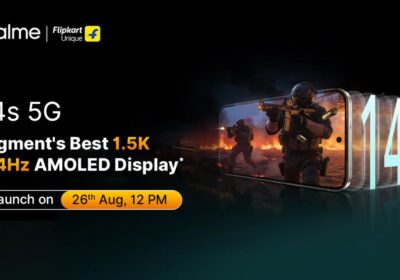 Realme P4s 5G With Dimensity 7400 Ultra, 8,000mAh Battery and 144Hz Display Officially Confirmed to Launch in India on 26th August