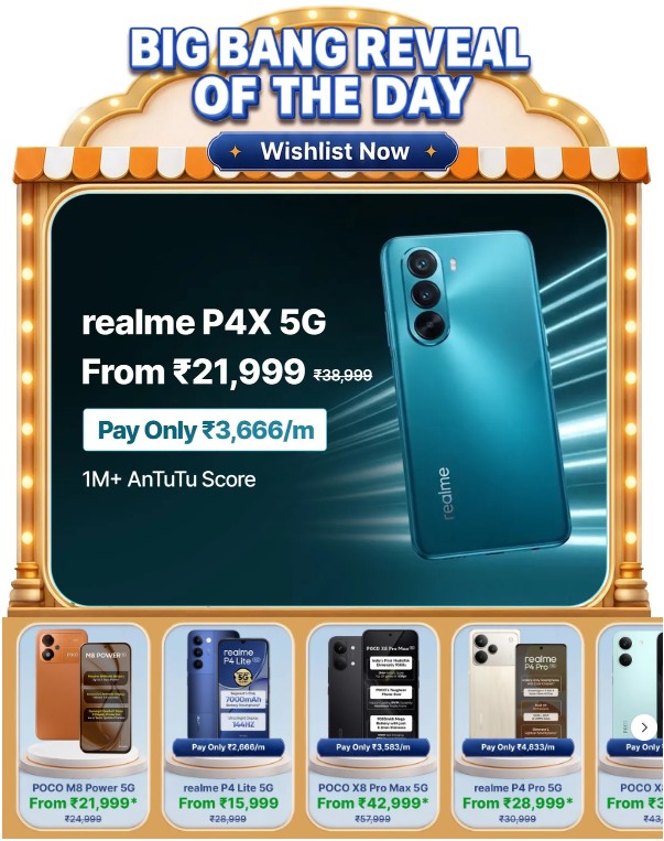 Realme and Poco Smartphones Offer on Flipkart Independence Day Sale