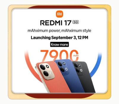 Redmi 17 5G India Launch Set for September 3rd; Indian Variant to Feature a Slightly Bigger Battery Than the Global Model