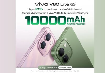 Vivo V80 Lite 5G Malaysia Launch Officially Confirmed for 3rd September; 10,000mAh Battery and Design Teased