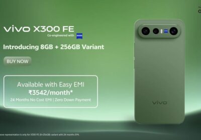 vivo X300 FE Gets New 8GB/256GB Variant in India Priced at INR 84,999