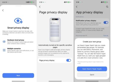 Tipster Claims Xiaomi Is Working on Its Own Version of Samsung’s Privacy Display Feature