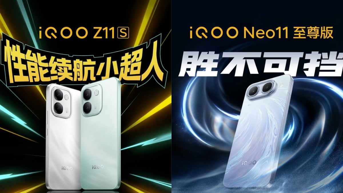 iQOO Neo 11 Ultra and iQOO Z11s smartphones launched in China