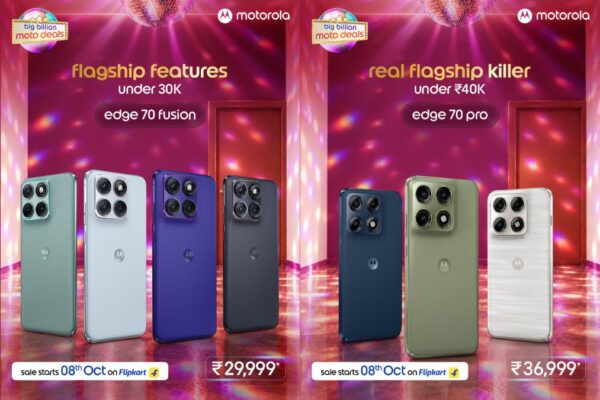 Motorola Smartphone Offers Revealed for Flipkart’s Big Billion Days Sale 2026, Select Deals Already Live