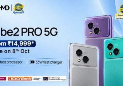 HMD Vibe 2 Pro 5G with 64MP Sony IMX682 rear camera and FHD+ display launched in India