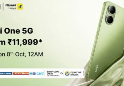 Mivi makes its entry in the Indian smartphone market with the Mivi One 5G smartphone; Sale starts on 8th October via Flipkart
