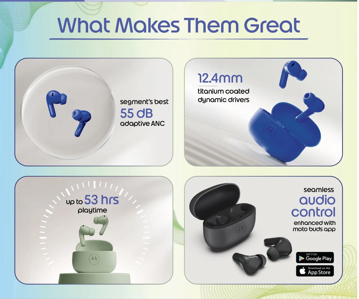 Moto Buds 2 Fusion - Specs