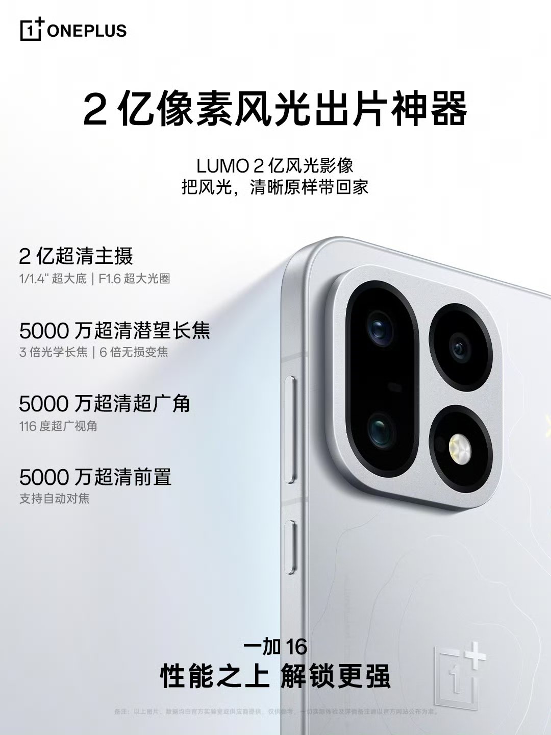 OnePlus 16 - Camera Specs