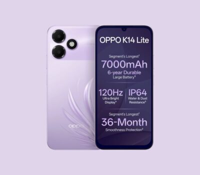 OPPO K14 Lite 4G Smartphone Breaks Cover in India with UNISOC T7250 SoC, 7,000mAh Battery and More
