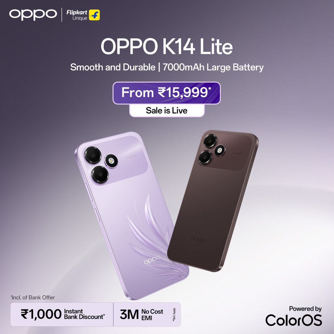 Oppo K14 Lite 4G - Pricing
