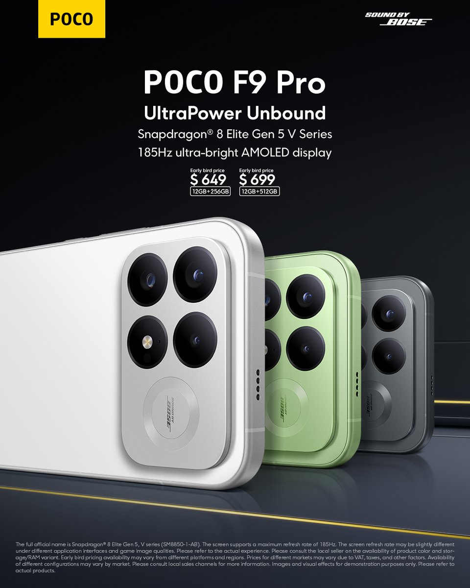 POCO F9 Pro - Pricing