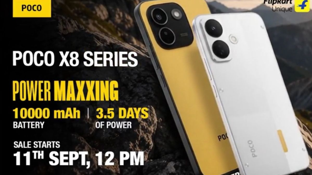 POCO X8 5G and POCO X8 Power 5G launched in India; Sale starts on 11 September