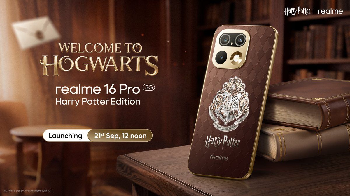 Realme 16 Pro 5G Harry Potter Edition launching in India on 21st September