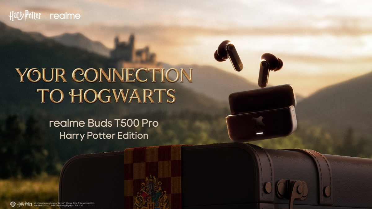 Realme Buds T500 Pro Harry Potter Edition launching on 21st September in India alongside Realme 16 Pro Harry Potter Edition