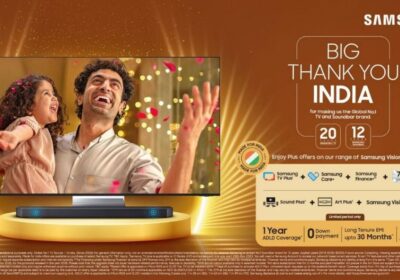 Samsung Announces ‘Thank You India’ Campaign to Celebrate 20 Years in the Television Industry