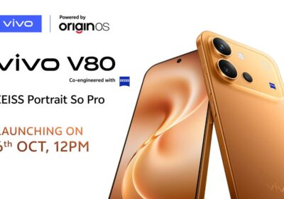 Vivo V80 India Launch Set for October 6th with 6.59″ 144Hz OLED Display, Zeiss Cameras and 7,200mAh Battery