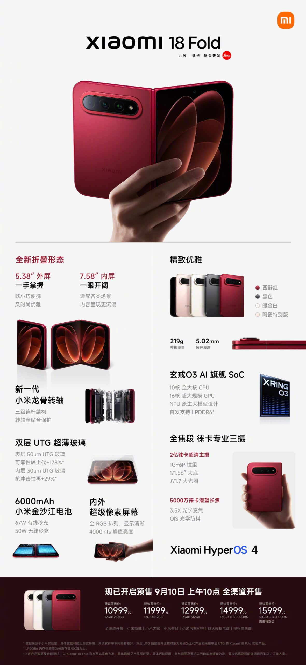 Xiaomi 18 Fold