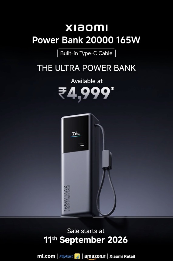 Xiaomi Power Bank 20000 165w