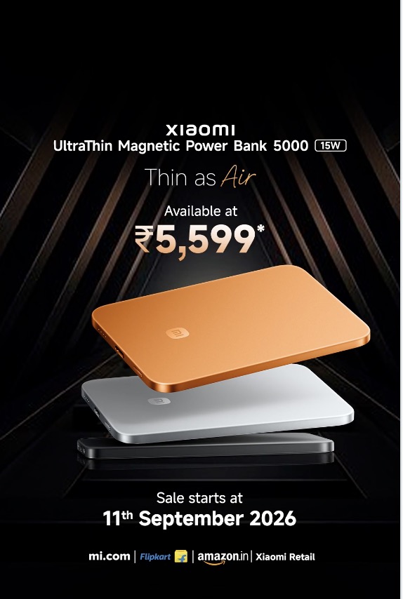 Xiaomi Ultrathin Magnetic Power Bank 5000 15W
