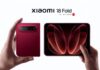 Xiaomi 18 Fold’s “Westfield Red” colour variant officially teased in China
