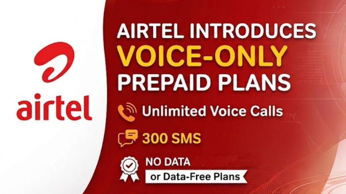 Bharti Airtel introduces three new voice-and-SMS-only prepaid plans