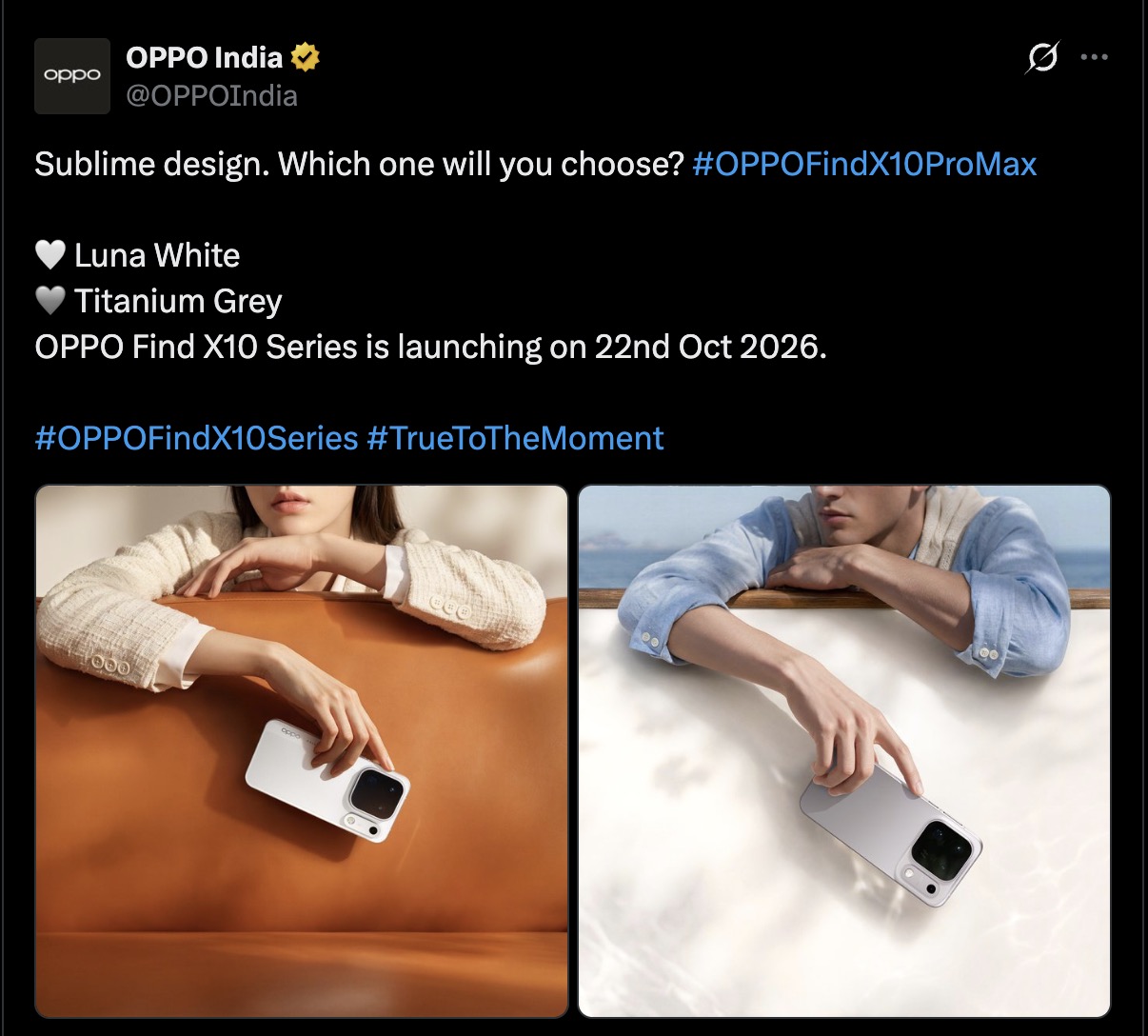 Find X10 Series India Launch Date