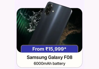 Samsung Galaxy F08 4G Listed on Flipkart at INR 16,999, INR 1,000 Coupon Discount Brings Its Price Down to INR 15,999