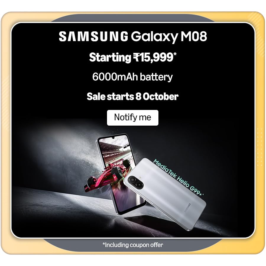 Galaxy M08 - Amazon India
