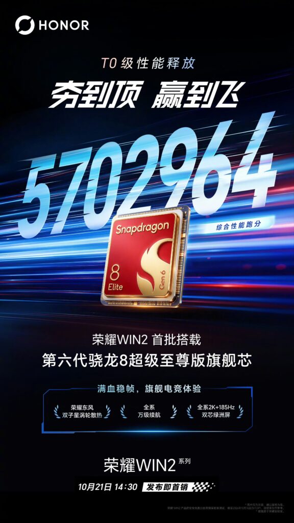 Honor Win 2 - AnTuTu Score