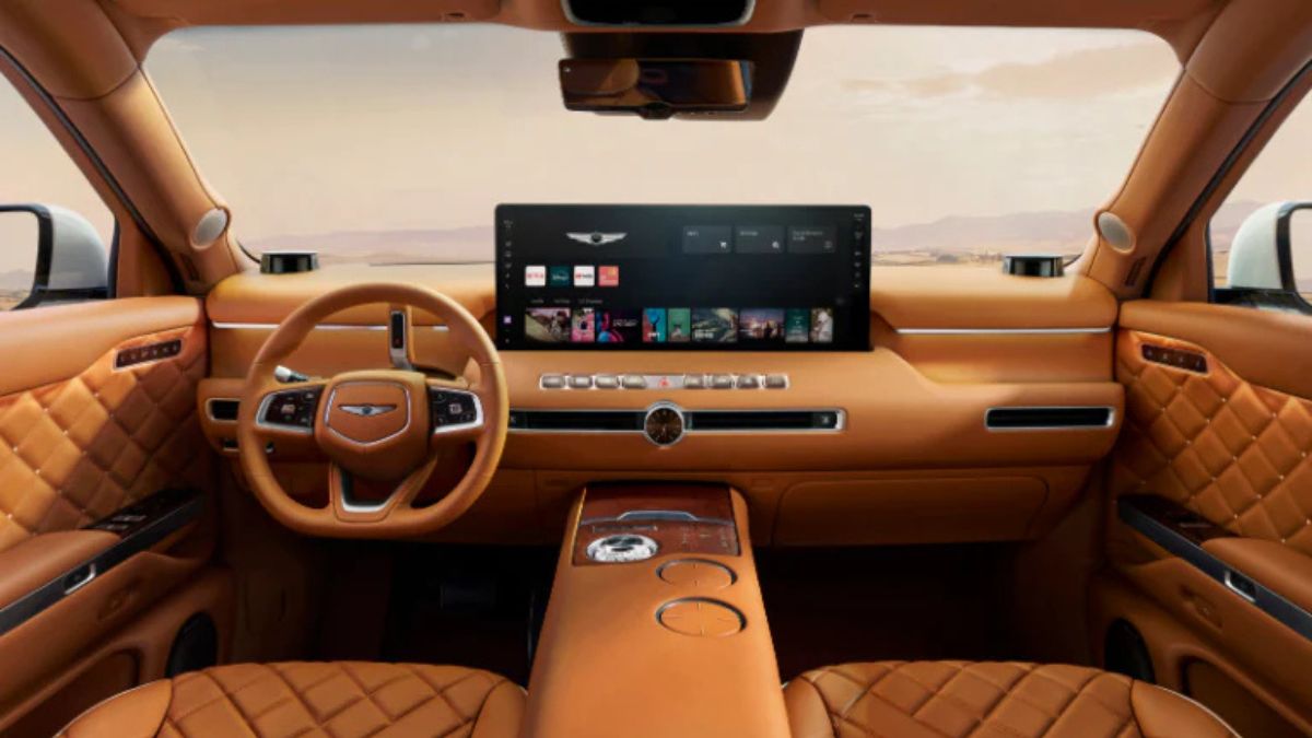 LG Electronics brings a suite of advanced in-cabin solutions to the Genesis GV90 SUV