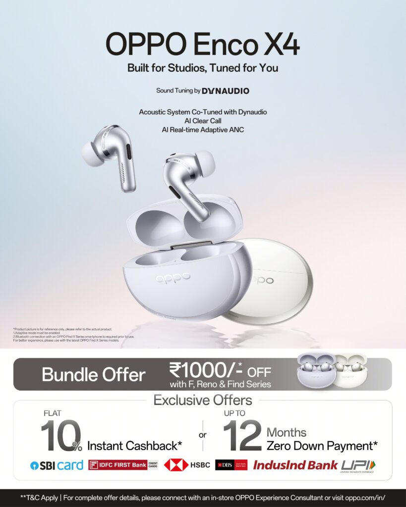 OPPO Enco X4 - Offers India