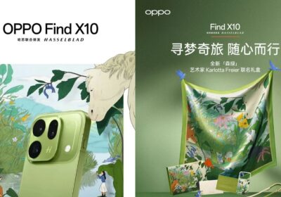 OPPO Find X10 Forest Green Colour Option Introduced in Collaboration With Karlotta Freier; China Sales Begin on 30th October