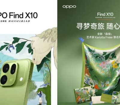 OPPO Find X10 Forest Green Colour Option Introduced in Collaboration With Karlotta Freier; China Sales Begin on 30th October