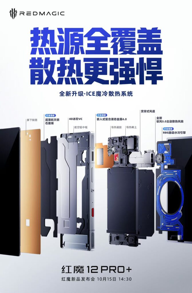 RedMagic 12 Pro+ - Cooling System
