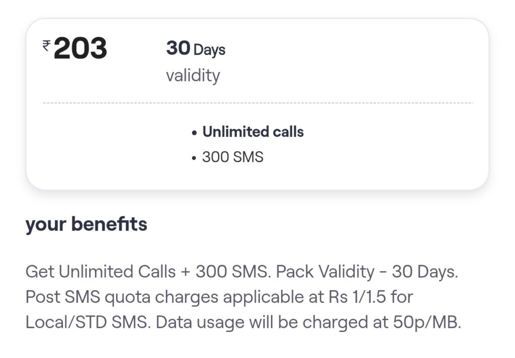 VI INR 203 Plan